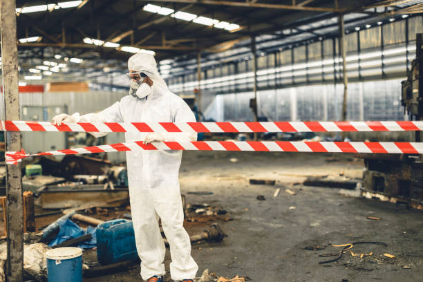 Professional Odor Removal technician working in Lakewood, WI
